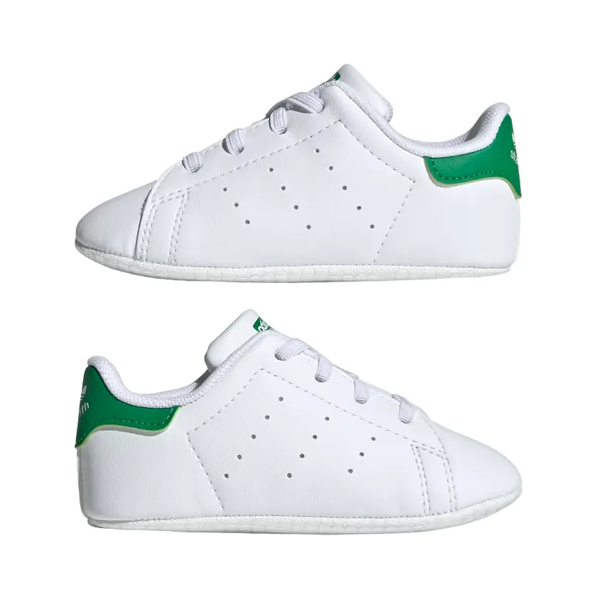 Adidas Stan Smith Crib FY7890 white green baby cradle shoe