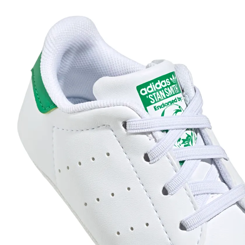 Adidas Stan Smith Crib FY7890 white green baby cradle shoe