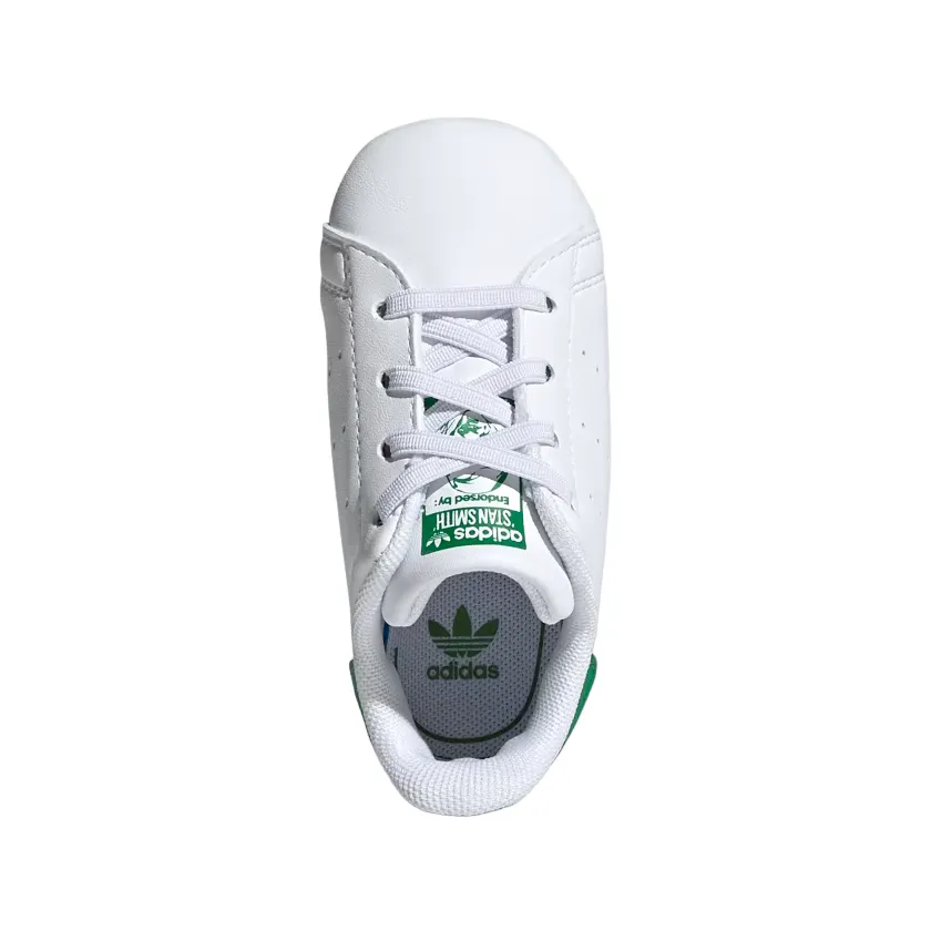 Adidas Stan Smith Crib FY7890 white green baby cradle shoe