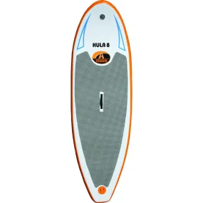 Advanced Elements Hula 8 Inflatable Stand Up Paddle Board & Pump | White/Orange