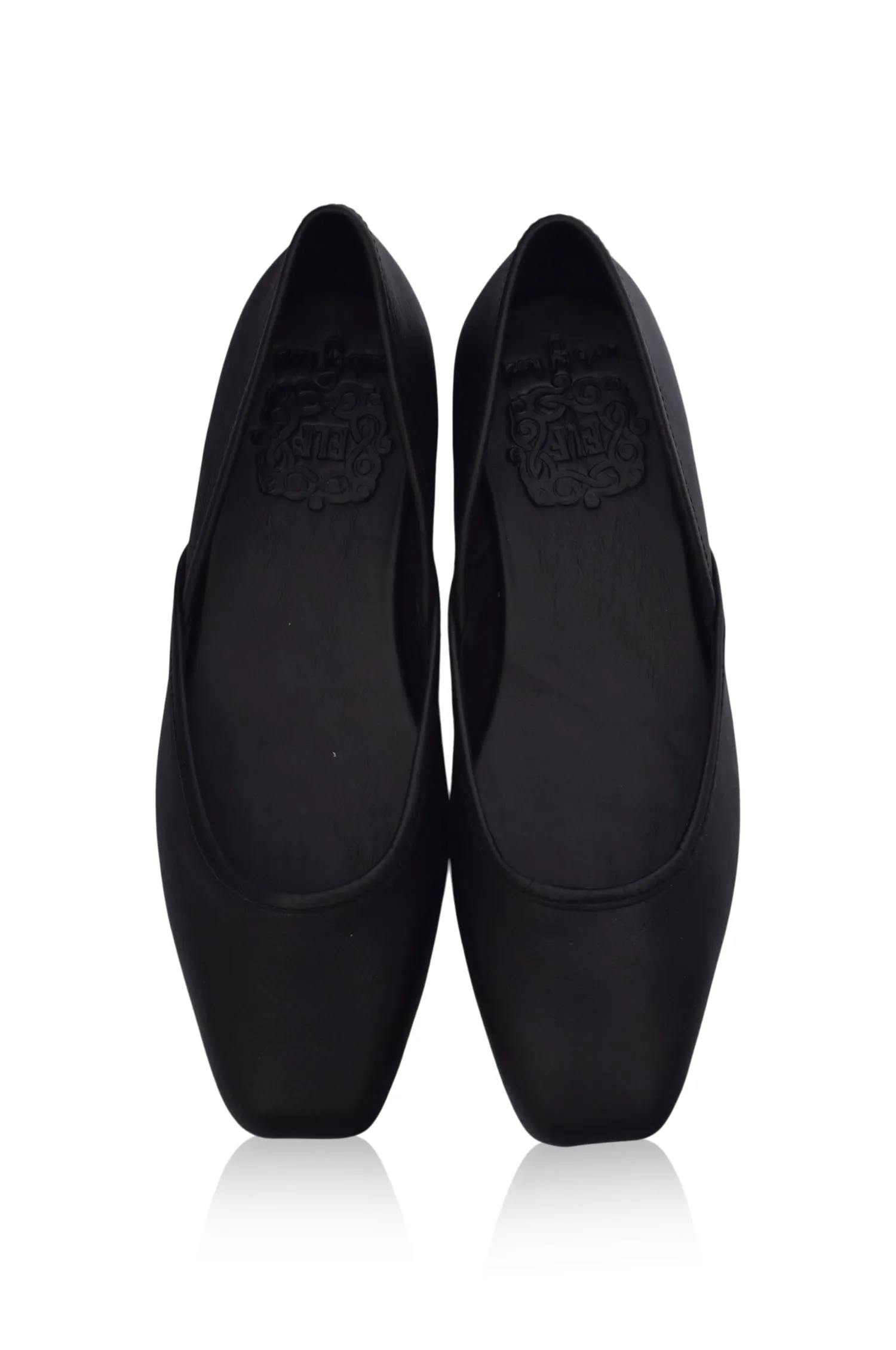 Amore Square Toe Ballet Flats