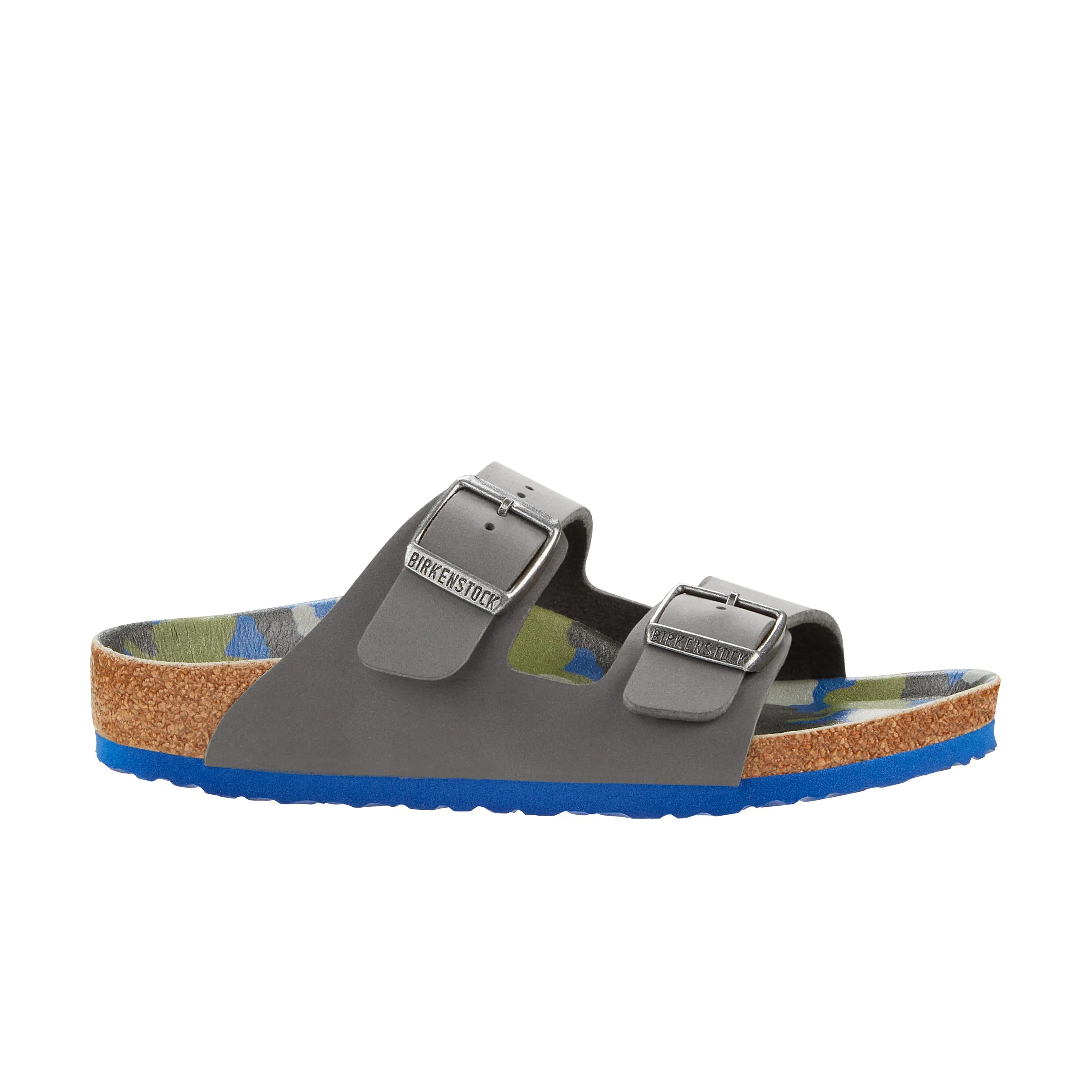 Arizona Kids Grey/Multicolour Camo Birko-Flor