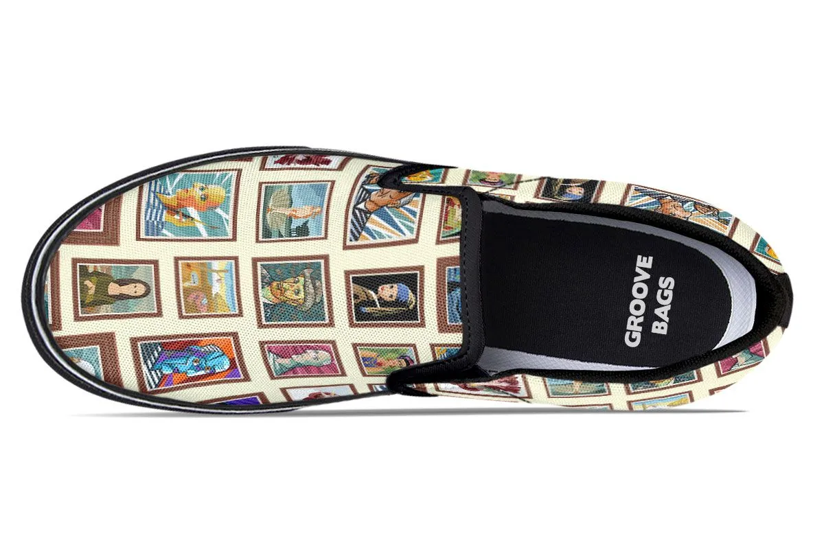 Art Gallery Slip-On Shoes