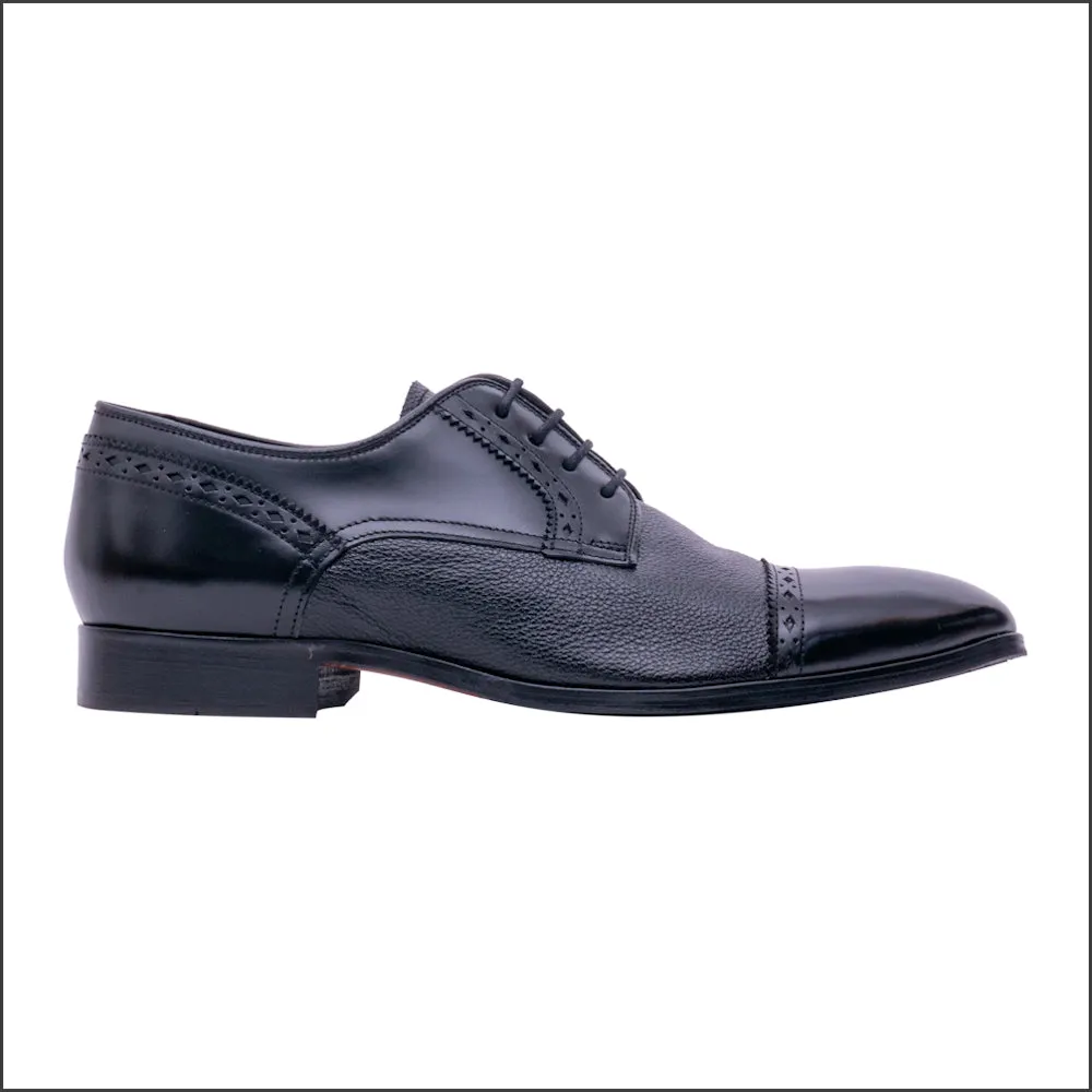 Barker Ashbourne - Black Hi-Shine/Grain Derby*