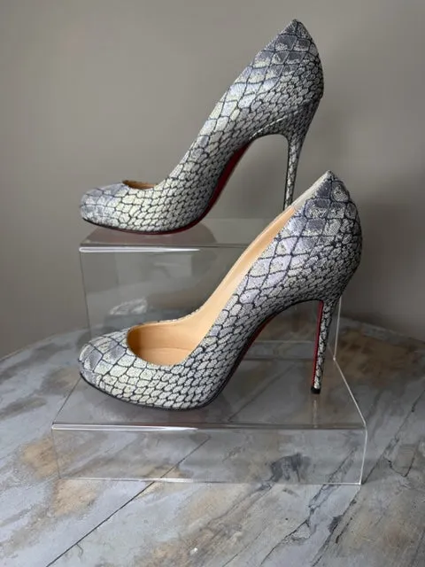 Brand New Christian Louboutin Fifi Lurex 39