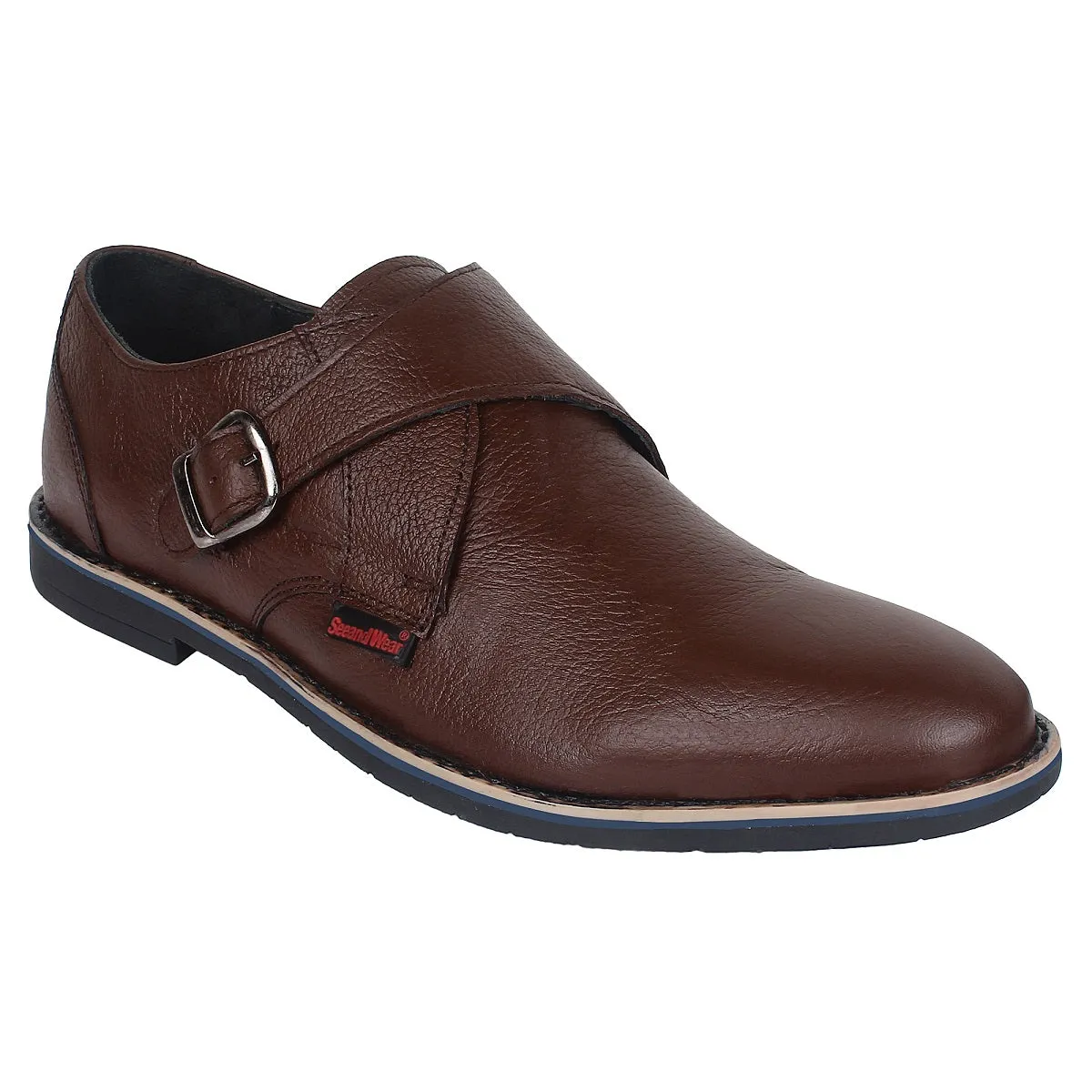 Brown Monk Strap Shoes -Defective