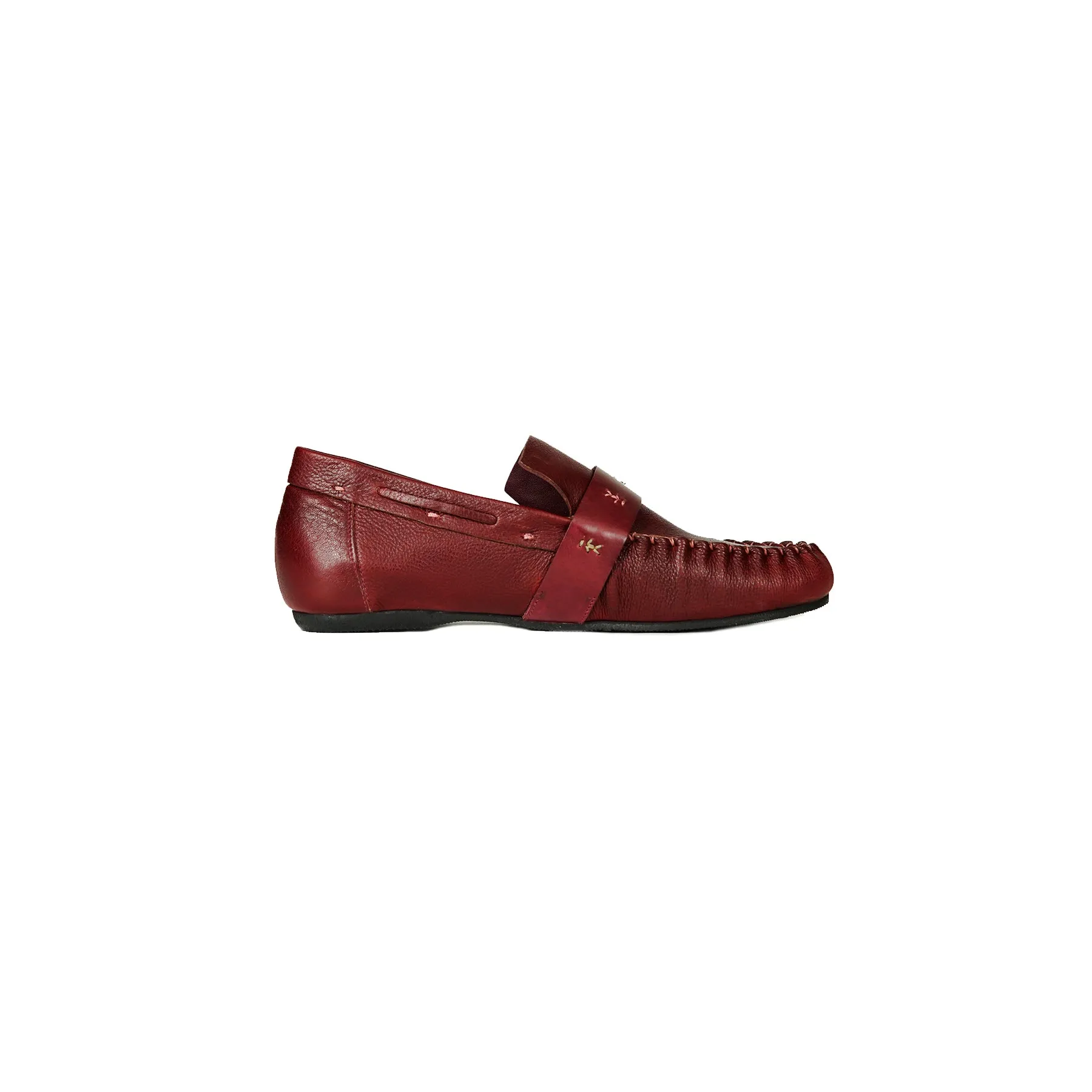 Car Shoe Omini Messico Burgundy