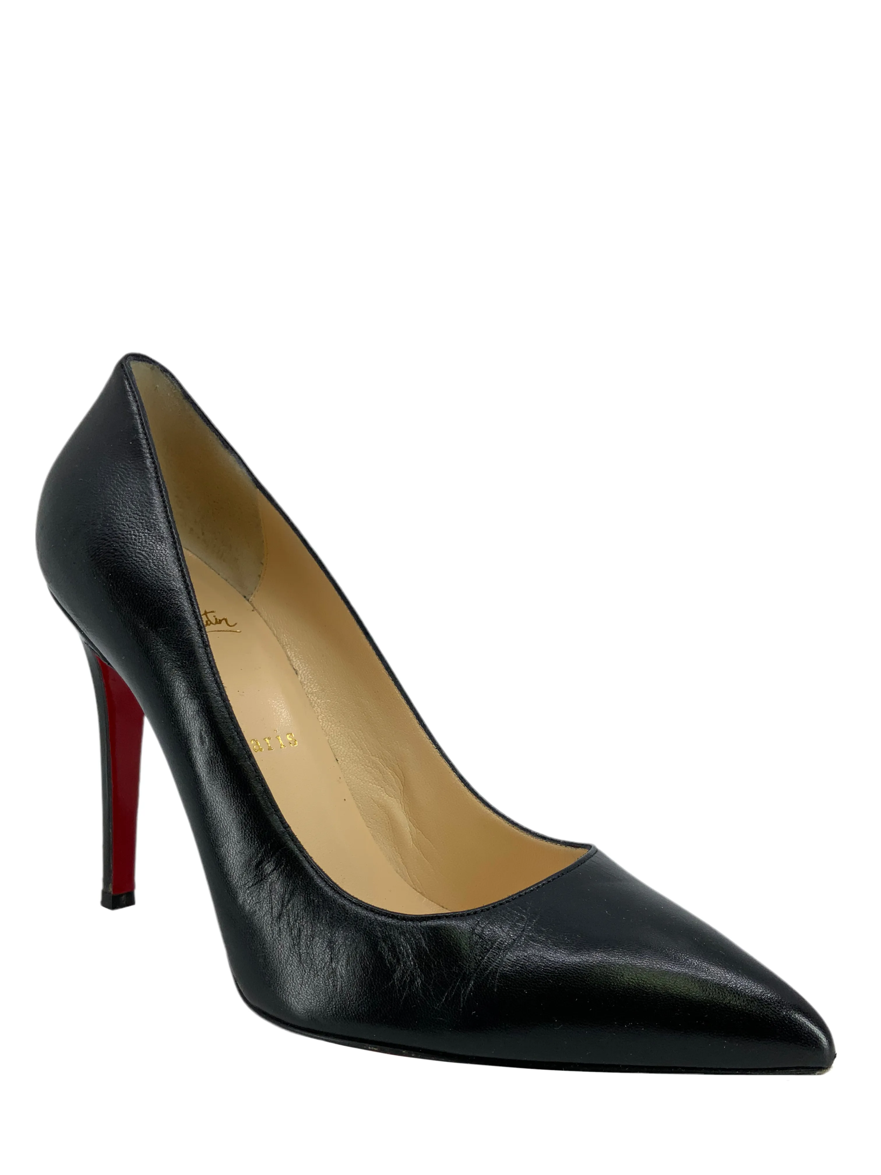 Christian Louboutin Kate Pointed Toe Leather Pumps Size 9.5