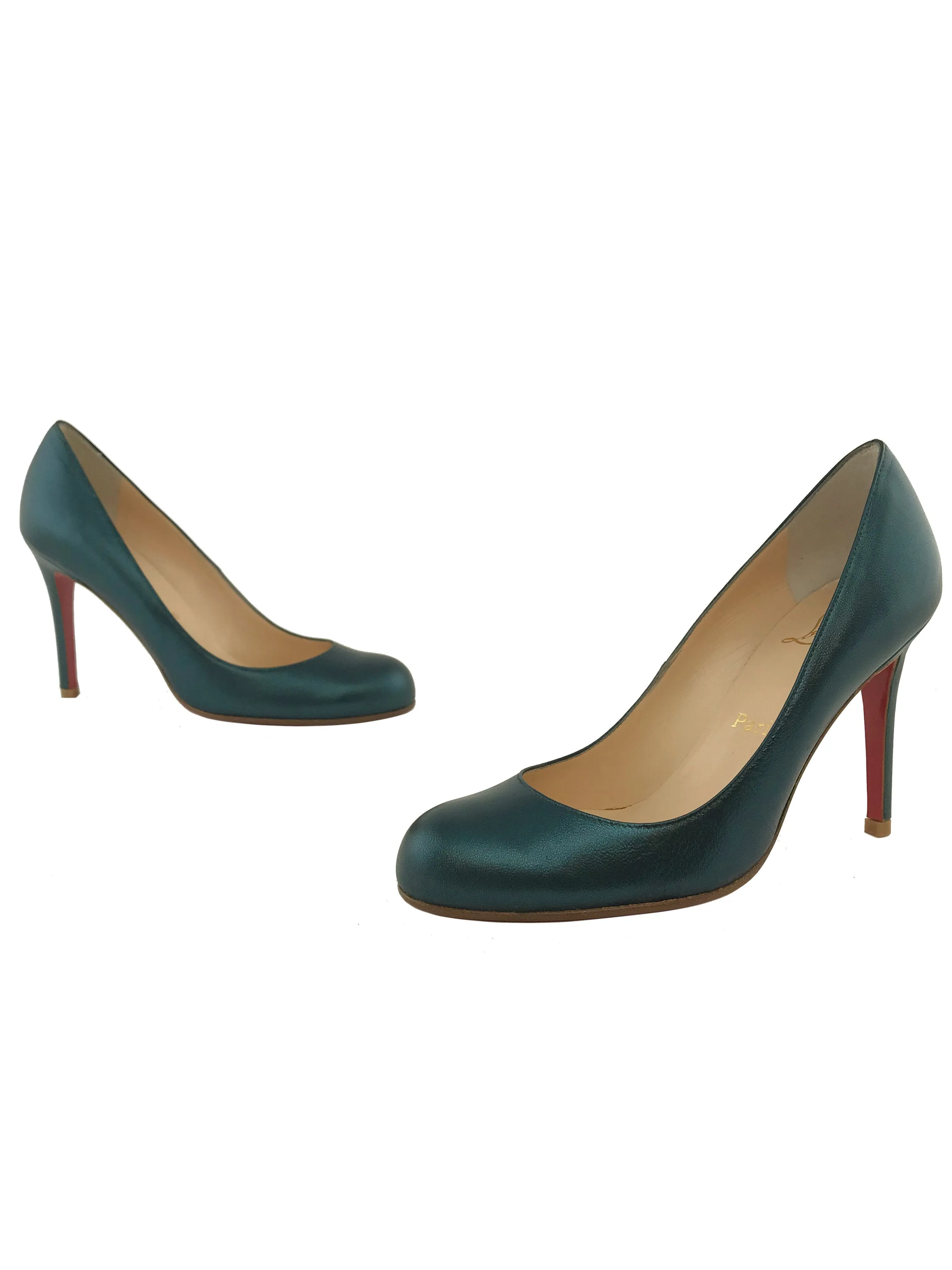 Christian Louboutin Simple 100 Nappa Laminato Pumps Size 6