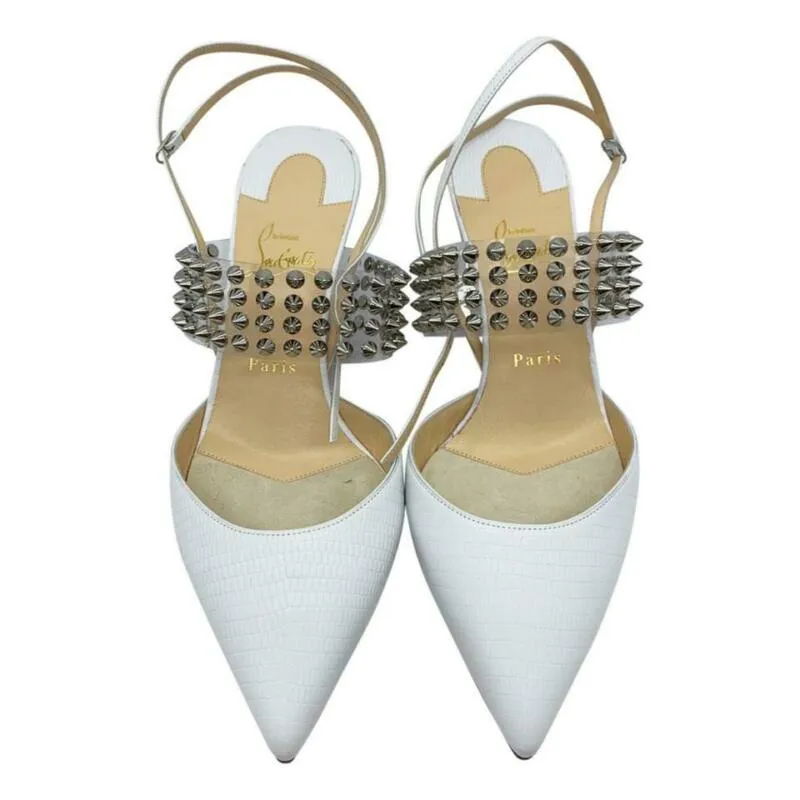 Christian Louboutin White Levita Pumps