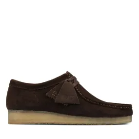 Clarks Wallabee Dark Brown Suede