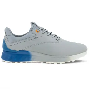 Ecco S-Three Gore-Tex Golf Shoes - Concrete/Retro Blue