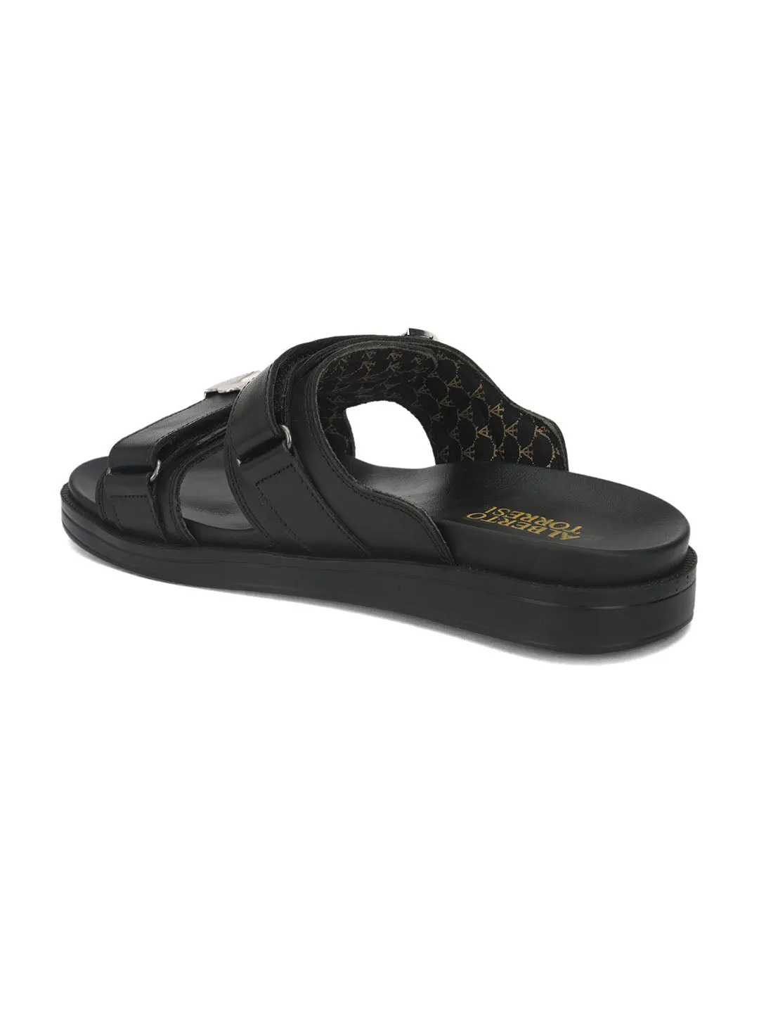 Genuine Leather Comfortable Fashionable Sandal with accent