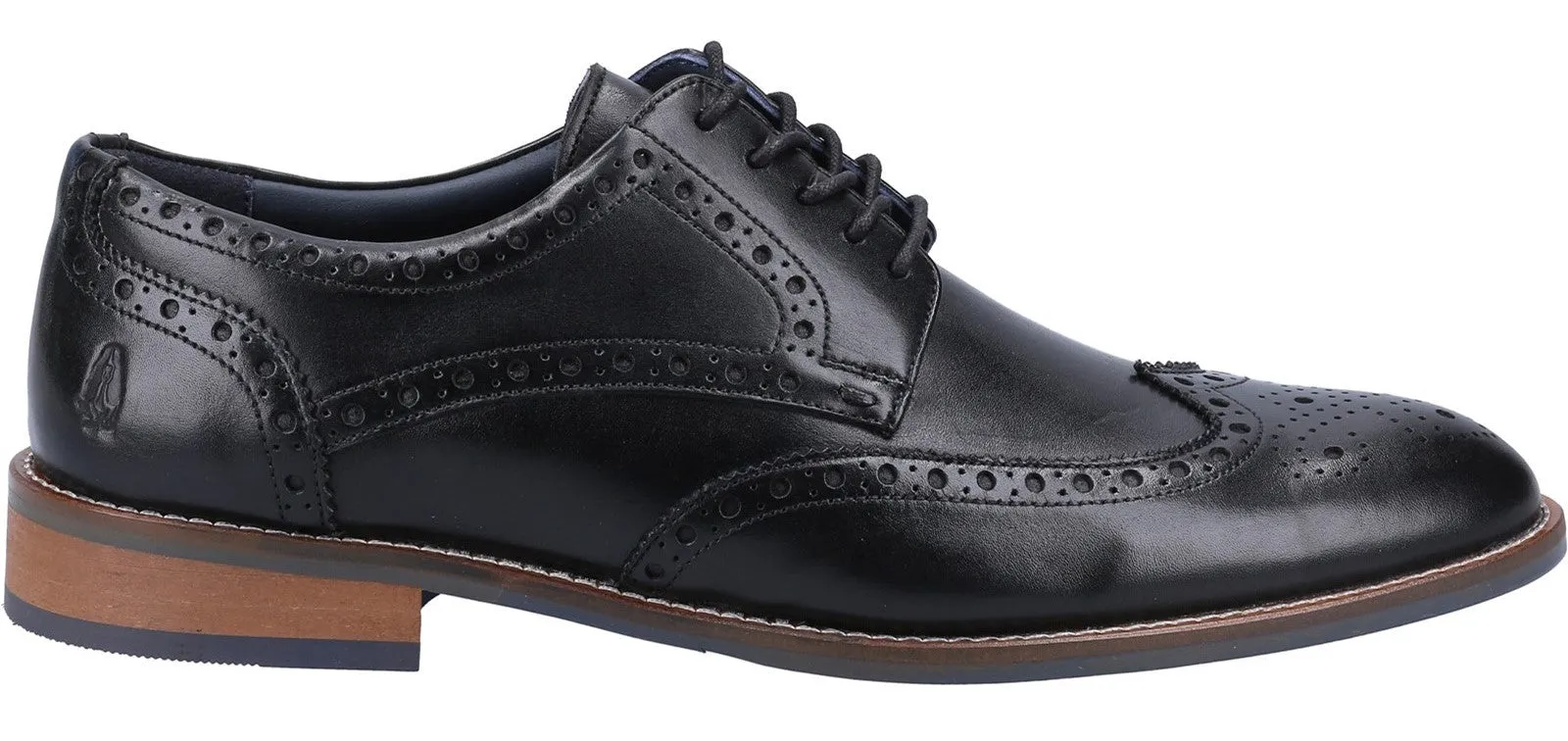 Hush Puppies Dustin Mens Leather Lace Up Brogue Shoe