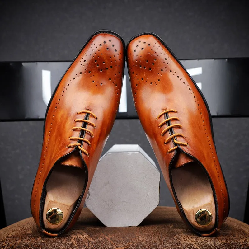 Italian Designer Vintage Men's Leather Shoes