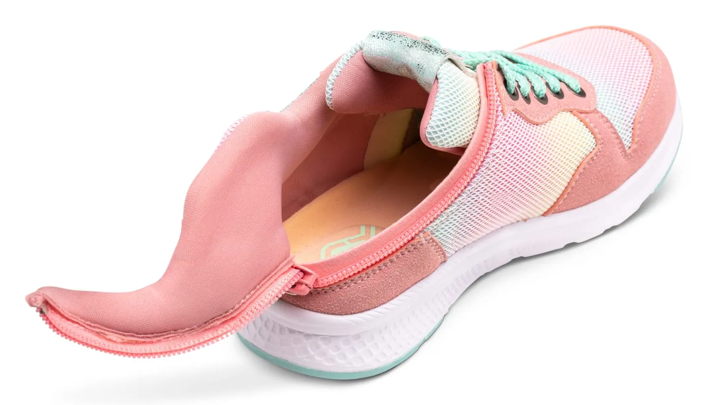 Kid's Rainbow Sherbet Lightweight Shoes with Rear Zipper Access