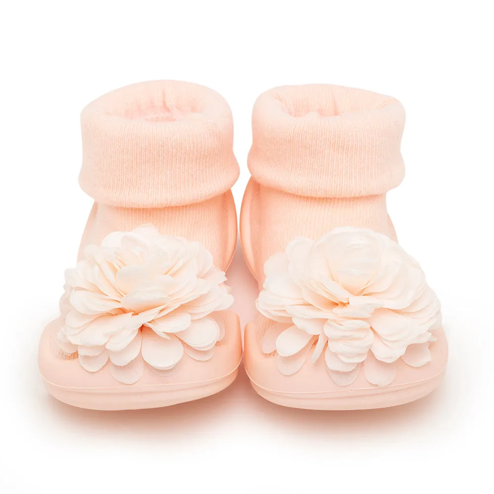 Komuello Baby Shoes - Corsage Pink