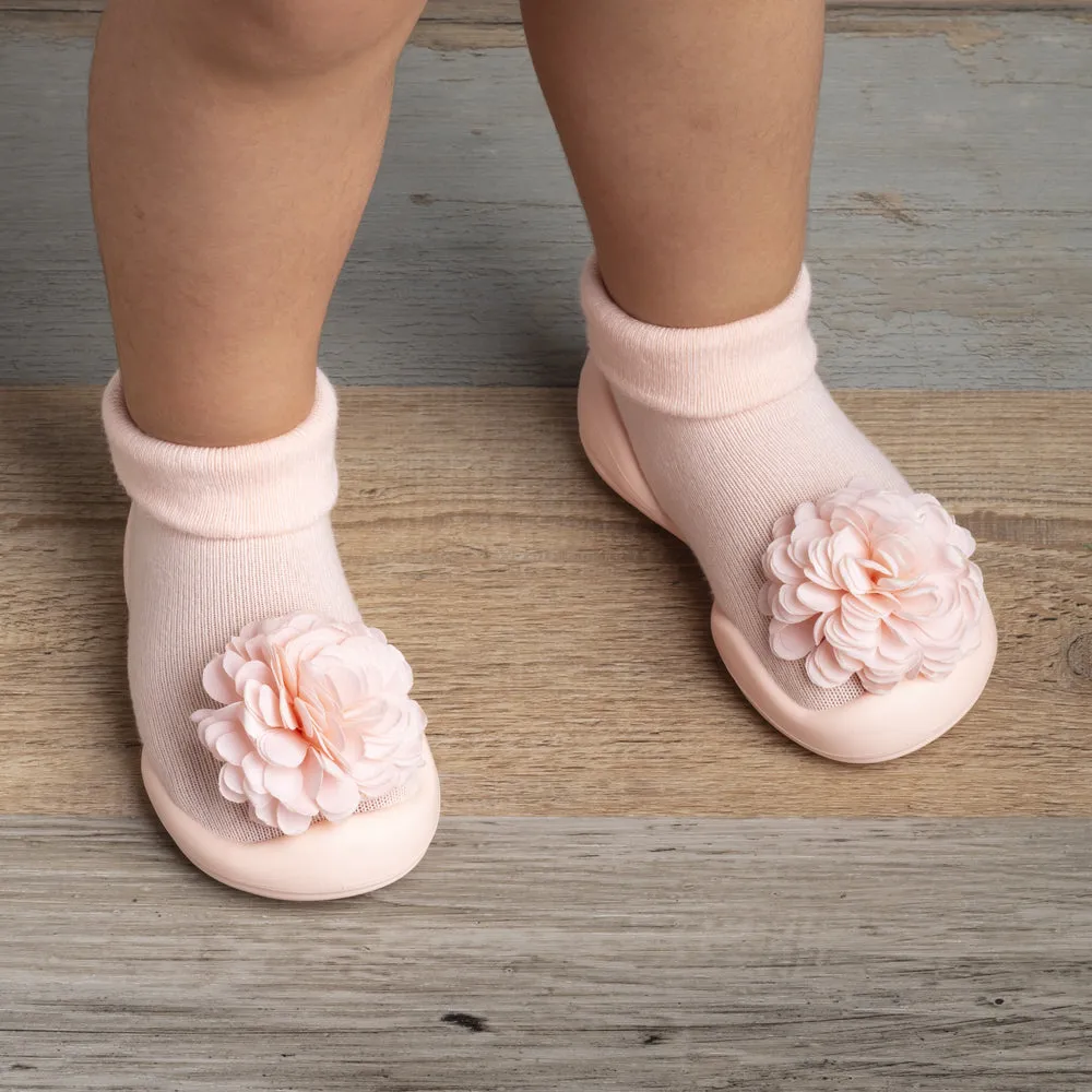 Komuello Baby Shoes - Corsage Pink