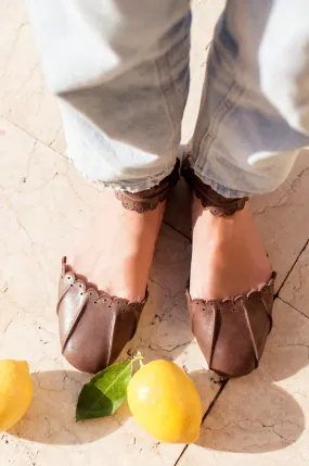 Love Bird Leather Flats