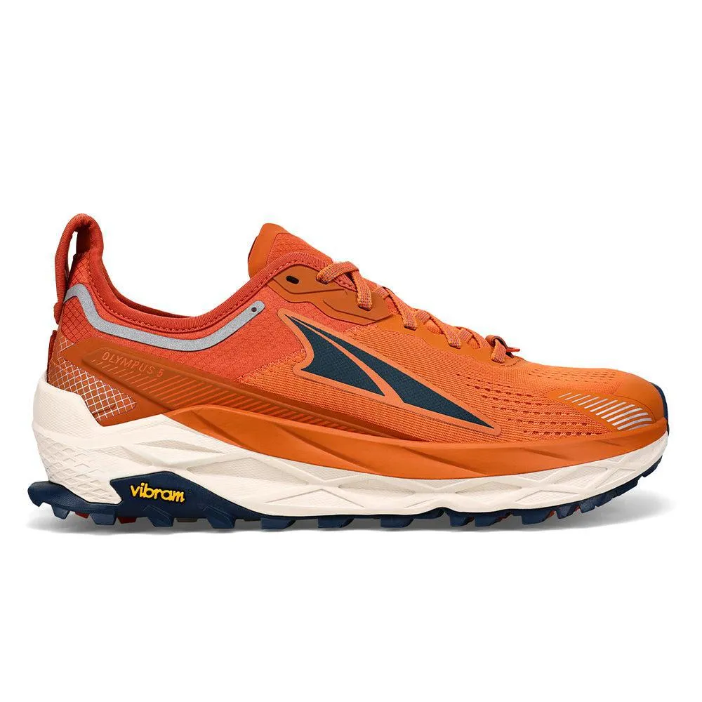 Men's Altra Olympus 5, Burnt Orange, 8.5 D