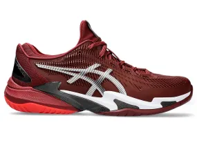 Men's Asics Court FlyteFoam 3, Antique Red/White, 11.5 D Medium