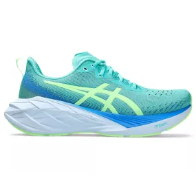 Men's ASICS Novablast 4 Lite-Show, Lite-Show/Sea Glass, 11.5 D Medium