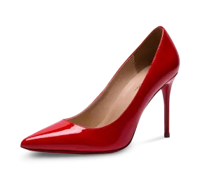 Pointed Toe Red Sole High Heel Pumps