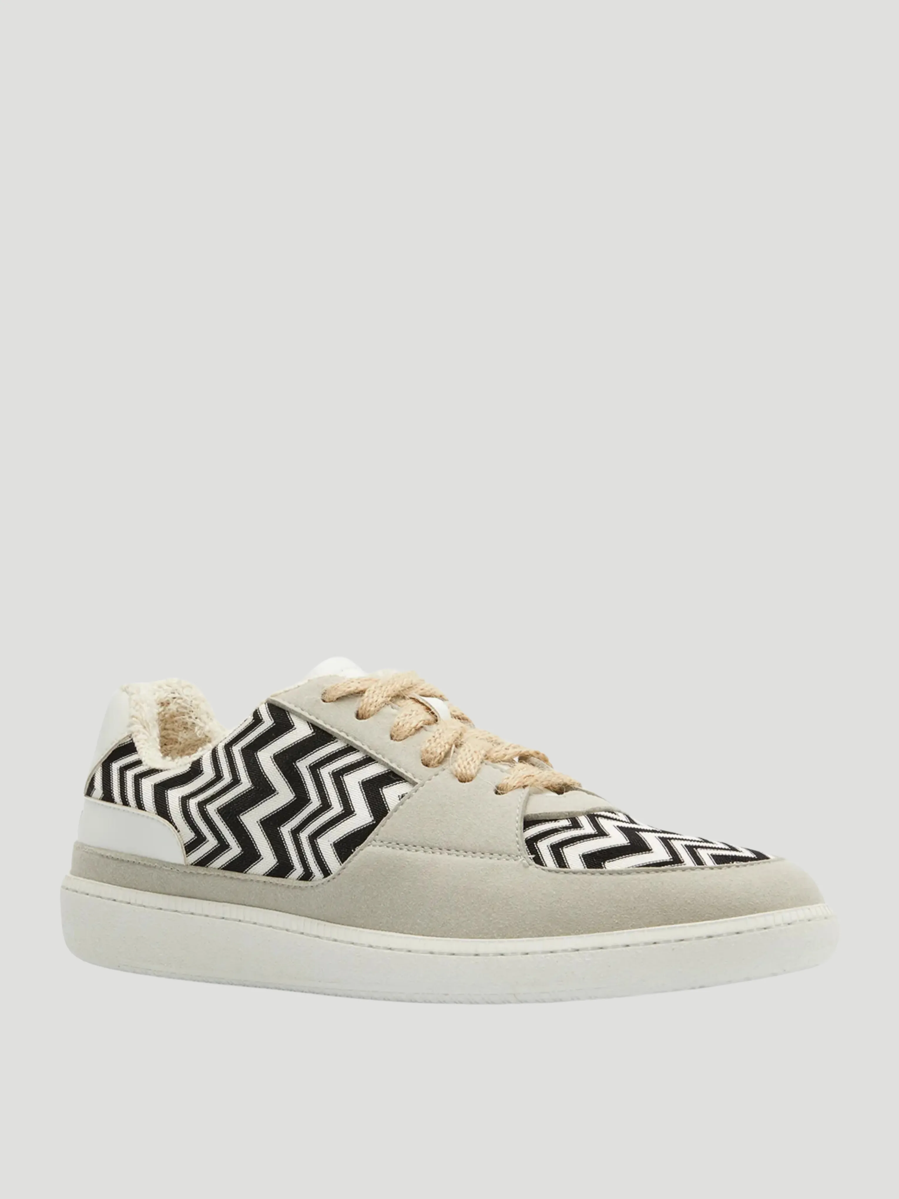 Replica Zigzag Canvas Low-Top Sneakers