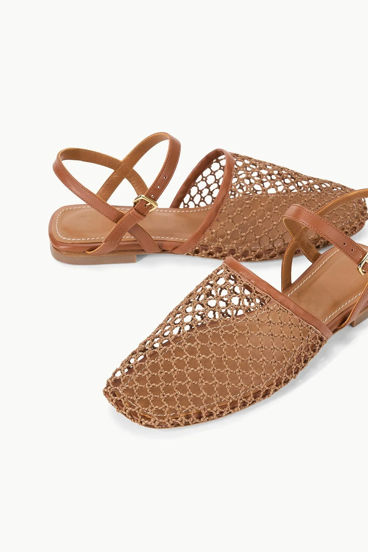 RETE SANDAL | TAN NETTING