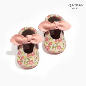 Spring Bouquet Knotted Bow Baby Shoe