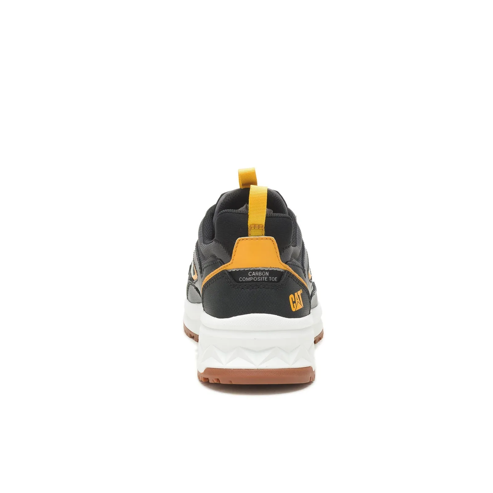 Streamline Runner Men's Composite-Toe Work Shoes Black/Cat Yellow