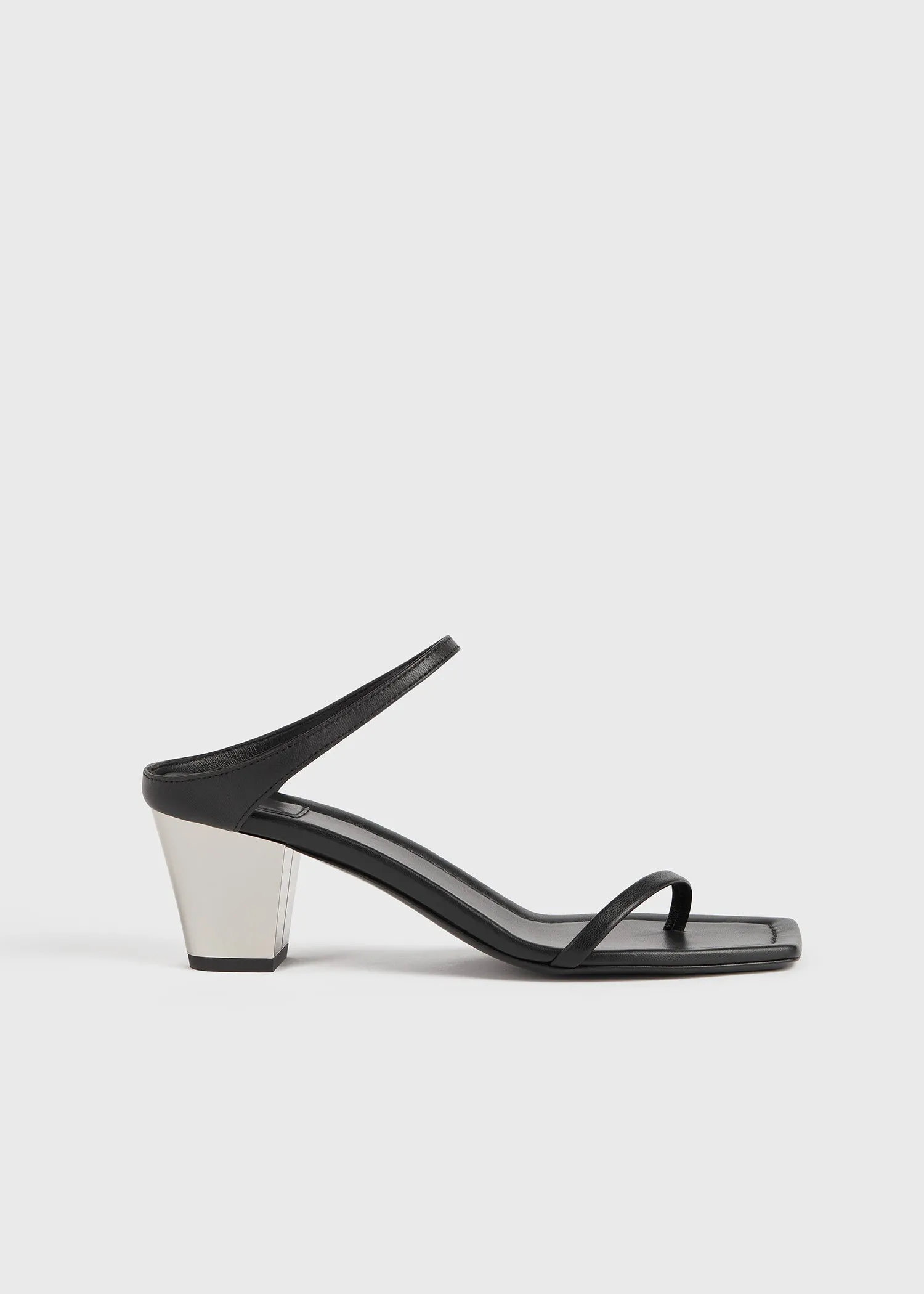 The City Sandal black/silver