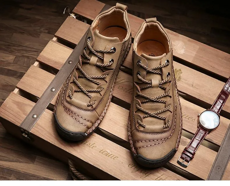 Trendy Classic Genuine Leather Autumn Winter Shoes