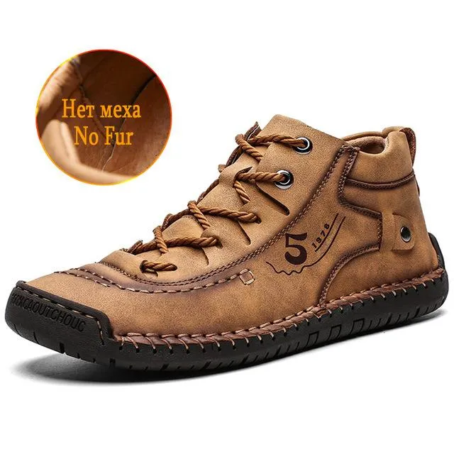 Trendy Classic Genuine Leather Autumn Winter Shoes