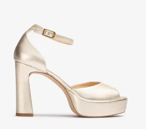 Unisa gold platform sandal VEJER