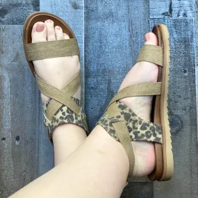 Walkin' in the Wild Sandal in Leopard