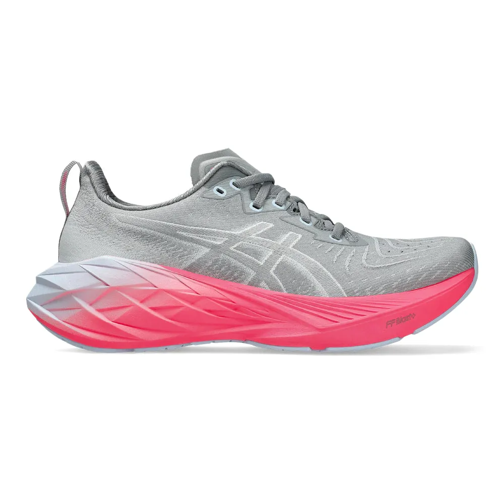 Women's Asics Novablast 4, Sheet Rock/White, 8.5 B Medium