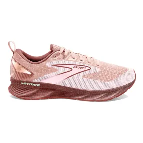 Women's Brooks Levitate 6, Peach Whip/Pink, 11 B Medium