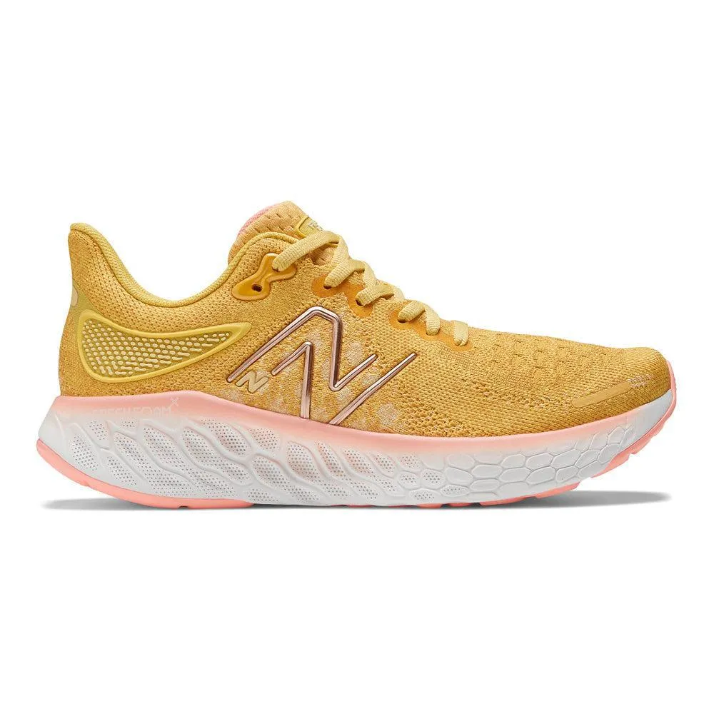 Women's New Balance Fresh Foam X 1080v12, Honeycomb/Grapefruit, 9.5 B Medium