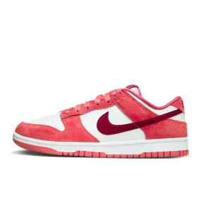 WOMEN'S NIKE DUNK LOW - WHITE/TEAM RED-ADOBE-DRAGON RED