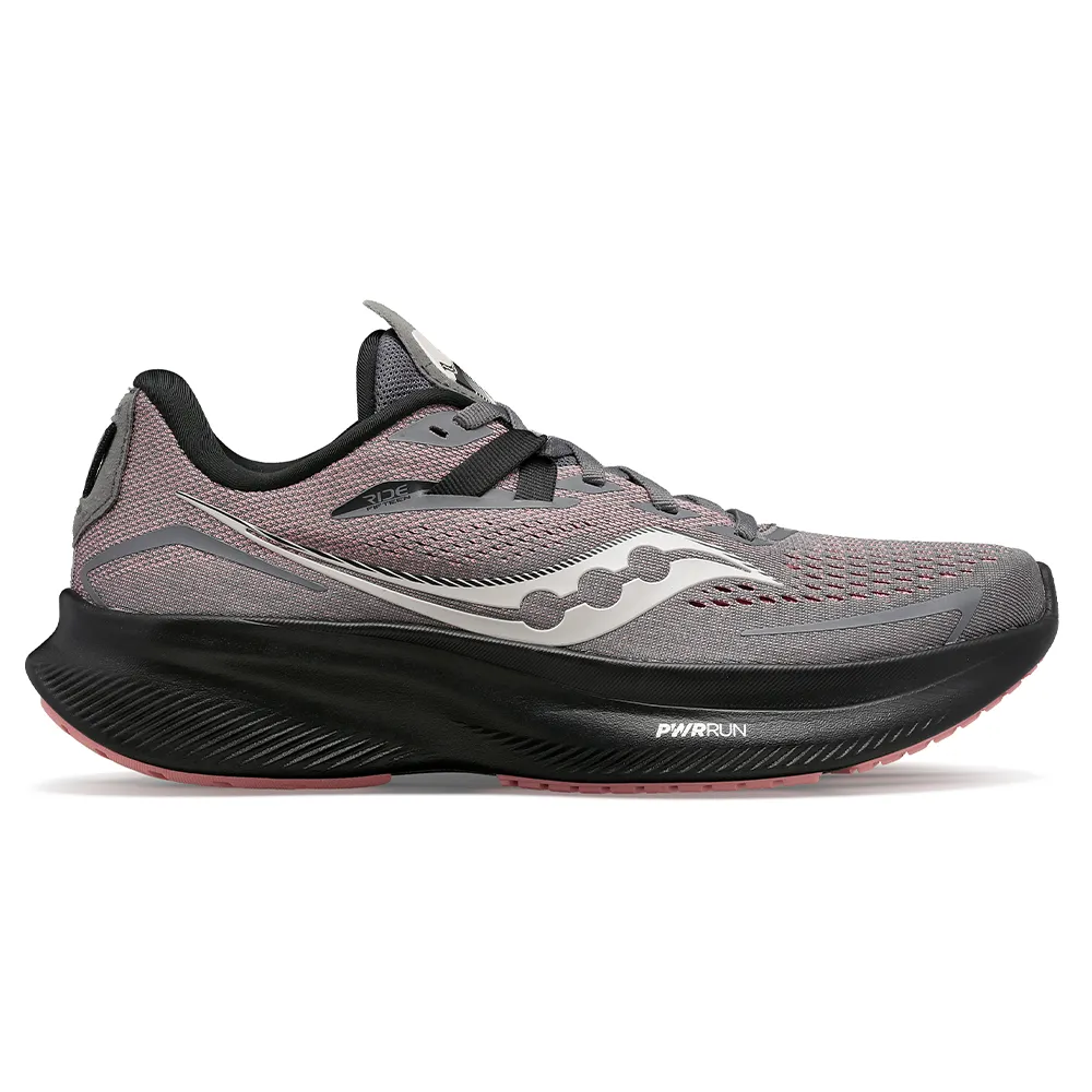 Women's Saucony Ride 15, Charcoal/Shell, 8.5 B Medium